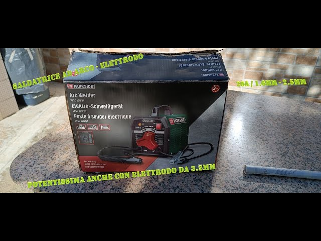 saldatrice a elettrodo parkside PESG 120 B4 #diy #maker #welder #parkside 