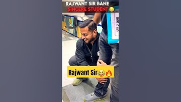 Rajwant Sir SINCERE Student😂🔥 #shorts #pw #physicswallah #jeewallah