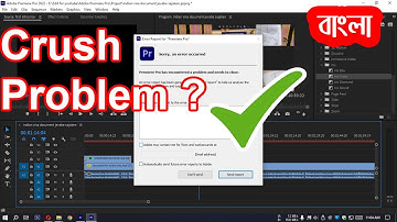 error report for premiere pro , Sorry an error occurred ,Adobe Premiere Pro Crash Report Fix