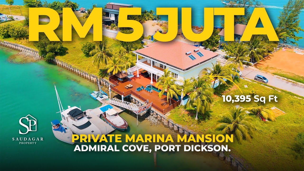 ⚓ Marina View, Private Pool, 2 Boats Included—This Port Dickson Mansion Is INSANE!