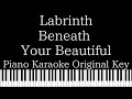 【Piano Karaoke Instrumental】Beneath Your Beautiful / Labrinth feat. Emeli Sandé【Original Key】