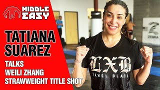 Tatiana Suarez says she’s next for Weili Zhang, wants Strawweight title shot this year