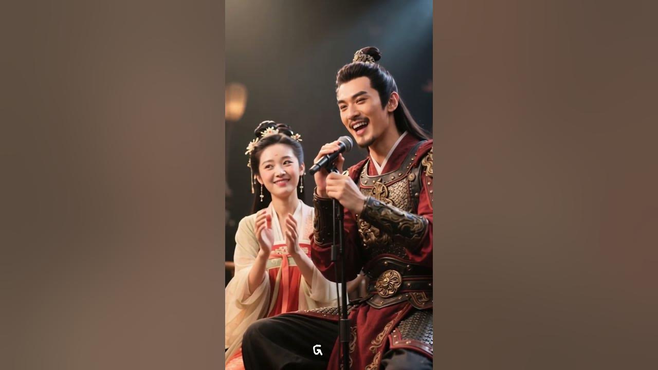 Trieu Van sang western music for Diao Chan to listen to.