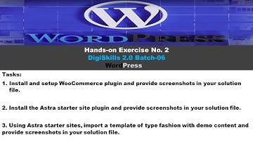 wordpress hands-on exercise 2 | dstp 2.0 batch 06 Digiskills wordpress exercise 2 solution