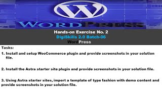 Famous wordpress hands-on exercise 2 | dstp 2.0 batch 06 Digiskills wordpress exercise 2 solution Net Worth