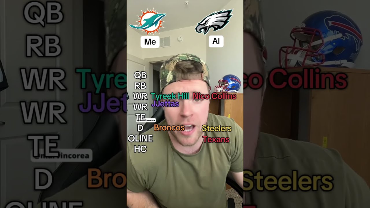 Who Can Build A Better NFL Team Me Or AI For The Idea Nfl Nflmemes Nfldraft Nflnews