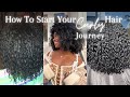 How to start your curly hair journey  transition to natural hair tips  tricks