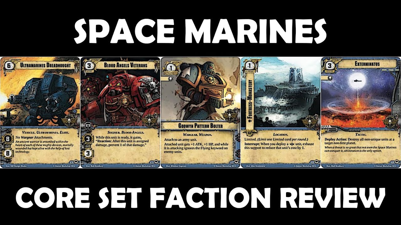 Space Marines - Warhammer 40,000: Conquest Core Set Faction Review
