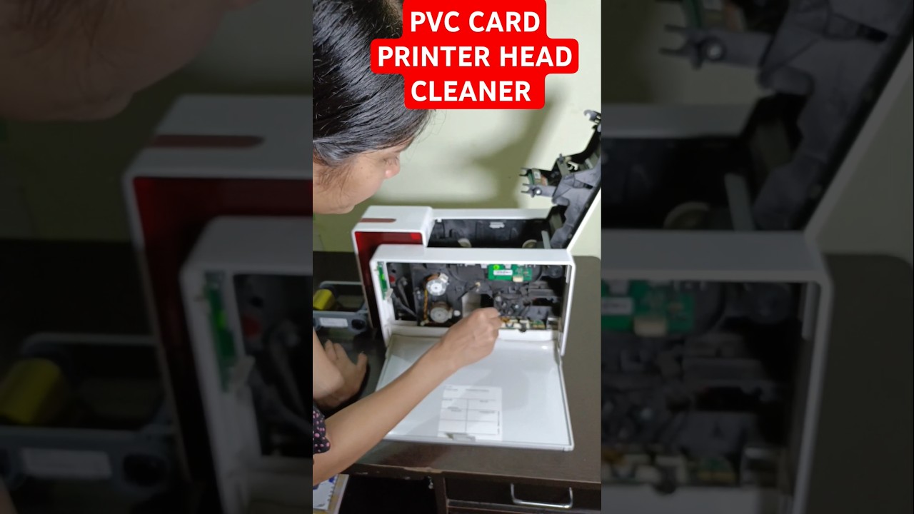 EVOLIS PVC CARD PRINTER HEAD CLEANER KIIT # PVC CARD PRINTER SERVICE # ALL SMART CARD PRINT MECHINE