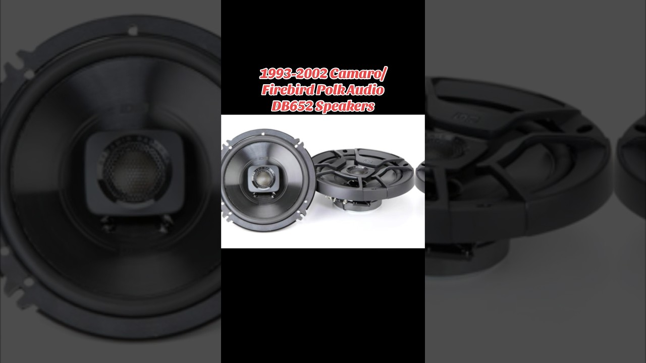 𝟏𝟗𝟗𝟑-𝟐𝟎𝟎𝟐 𝐂𝐚𝐦𝐚𝐫𝐨/𝐅𝐢𝐫𝐞𝐛𝐢𝐫𝐝 𝐏𝐨𝐥𝐤 𝐀𝐮𝐝𝐢𝐨 𝐃𝐁𝟔𝟓𝟐 𝐒𝐩𝐞𝐚𝐤𝐞𝐫𝐬