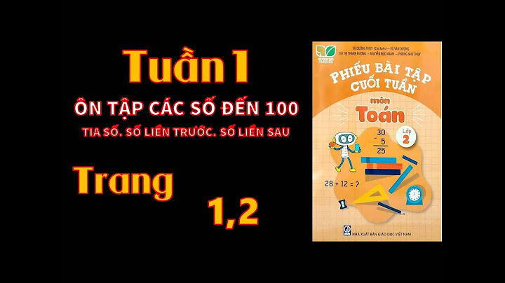 Bài tập ôn tập môn toán lớp 2