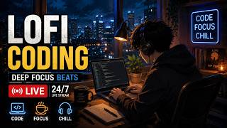 💻 24/7 Lofi Coding Radio | Deep Focus Beats for Programming, Study & Productivity ☕