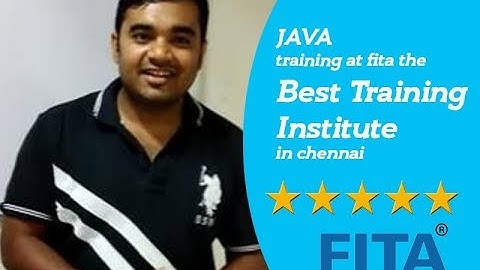 JAVA Student KUTHIP SINGH  Shares his Experience at FITA Academy Chennai