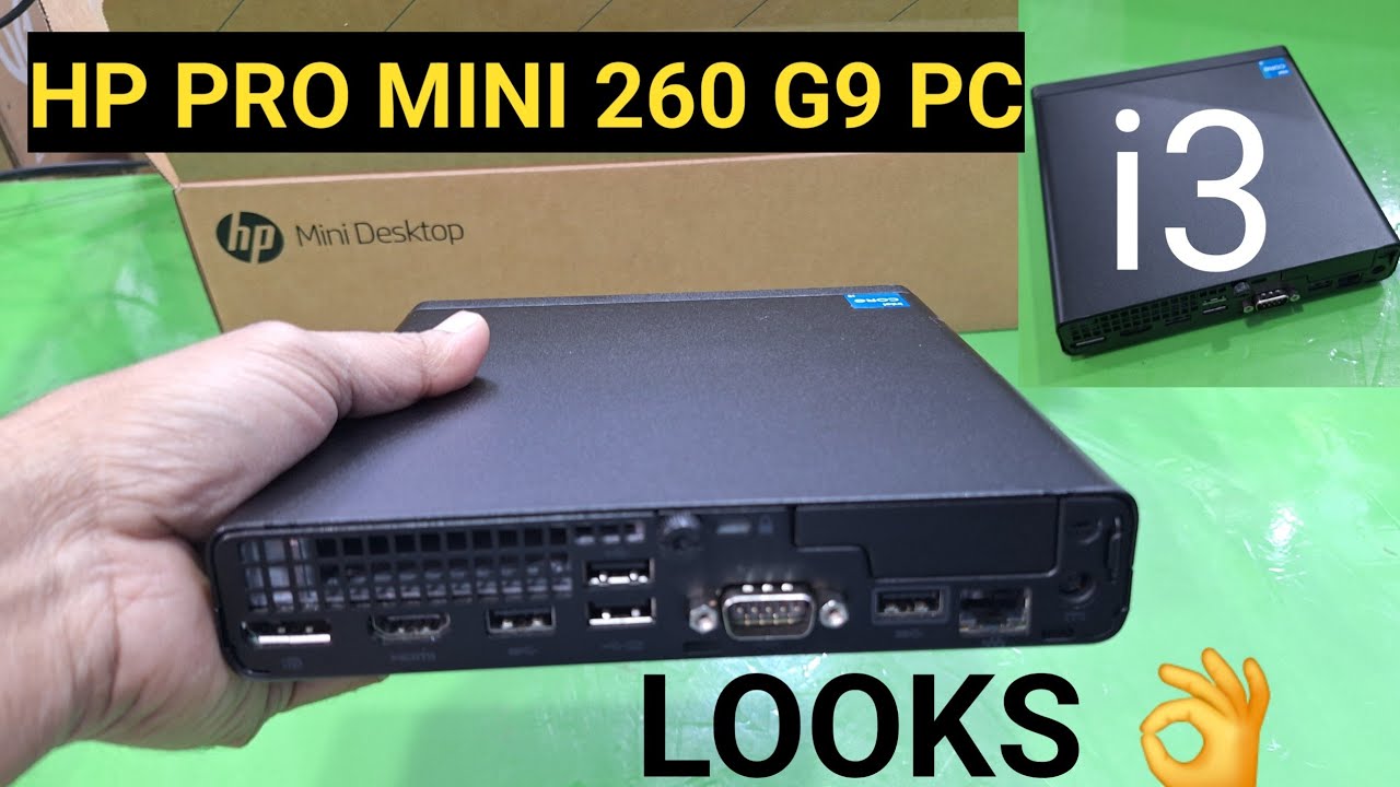 Распаковка настольного ПК HP PRO MINI 260 G9 