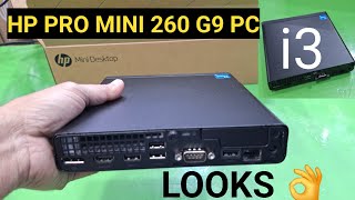HP PRO MINI 260 G9 DESKTOP PC UNBOXING #minipc
