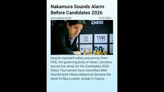 Nakamura Sounds Alarm Before Candidates 2026#chess
