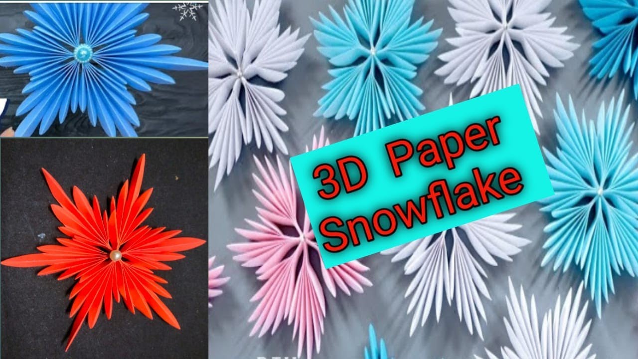 4 Snowflake Ideas for Christmas