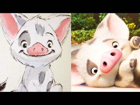 How To Draw Pua From Disney S Moana Quick Draw Disney Live Safe Videos For Kids - pua roblox