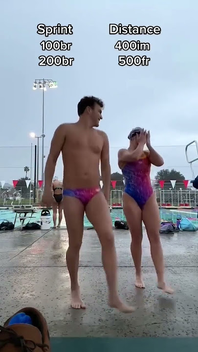 No matter what you swim, matching suits is always groovy