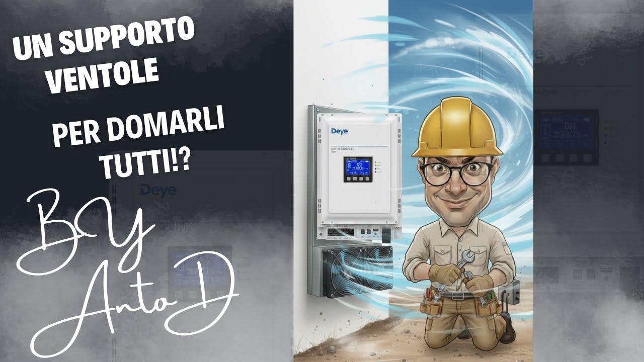 Supporto ventole DEYE 6 kw