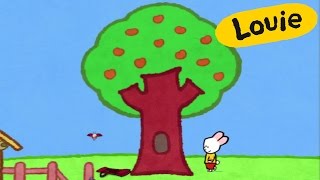 Cartoon For Kids - Louie Draw Me A Tree Hd Learn To Draw