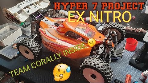 HOBAO HYPER 7 PROJECT nitro to brushless (Team Corally 6s powered) and first run