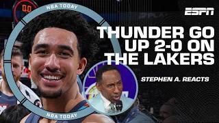 Celebrity The Thunder were LAUGHING at the Lakers after Game 2! – Stephen A. | NBA Today Wealth