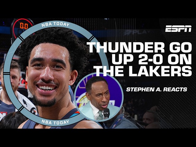 Video: The Thunder were LAUGHING at the Lakers after Game 2! – Stephen A. | NBA Today