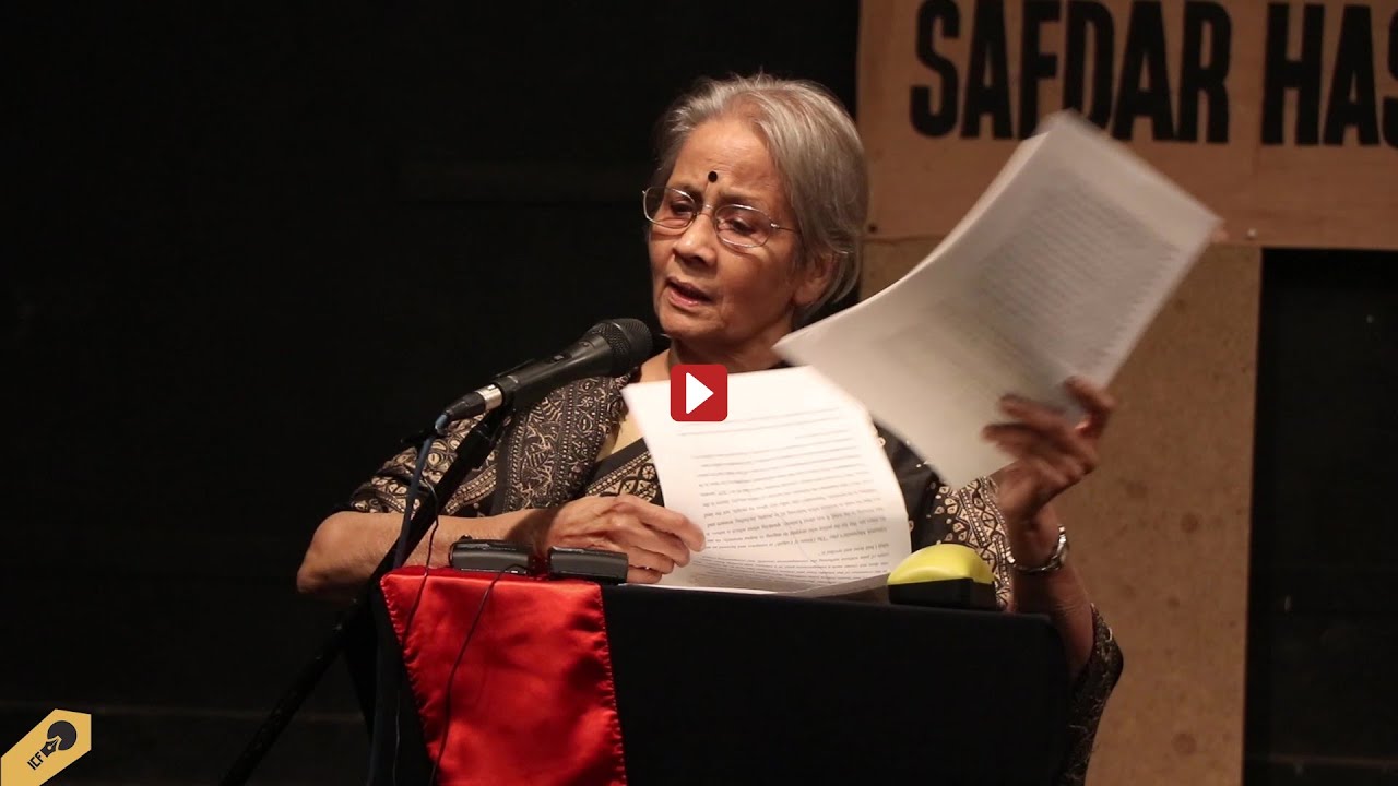 Singing in dark times: Safdar Hashmi Memorial Lecture by Shanta Gokhale