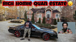 I went to see Rich Homie Quan’s 10 million dollar mansion and car’s 😮 rip 🕊️￼