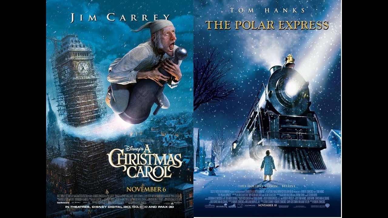 Christmas Films The Polar Express Disney S A Christmas Carol Youtube ...