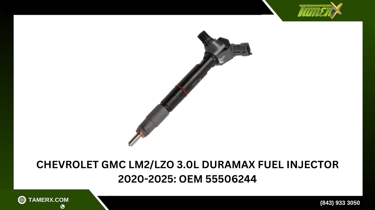 Chevrolet GMC LM2/LZO 3.0L Duramax Fuel Injector 2020-2025: OEM 55506244