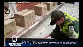 POLFA y DIAN incautaron mercancía de contrabando