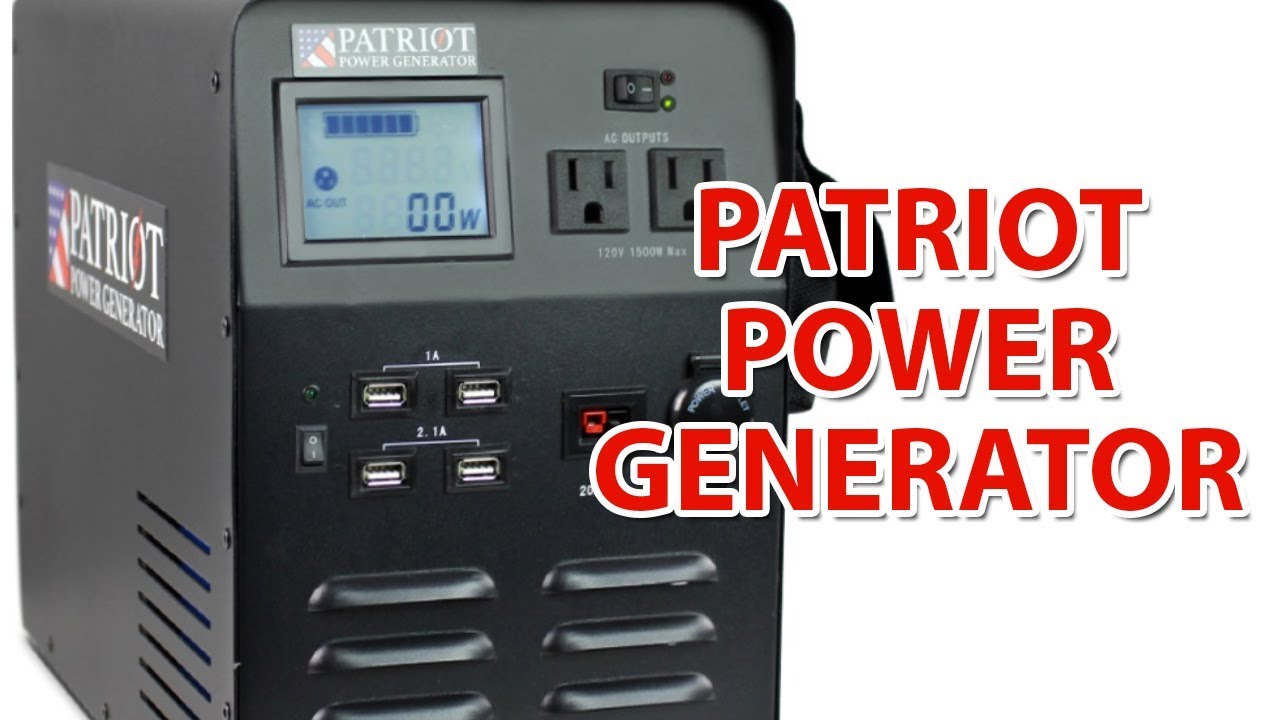 patriot sidekick solar generator
