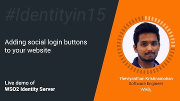 Adding social login buttons to your website #Identityin15