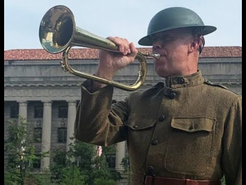 Daily Taps at the National WWI Memorial in Washington DC