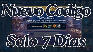 Nuevo Codigo Raid: Shadow Legends Por Solo 7 Dias