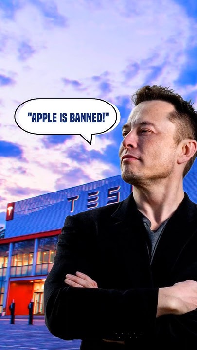 Why is Elon Musk Banning Apple Devices from his Companies? 🔥🍎 - YouTube