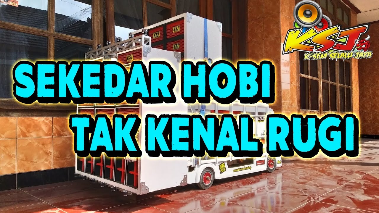 Sekedar hobi tak kenal rugi miniatur truk mini  sound 