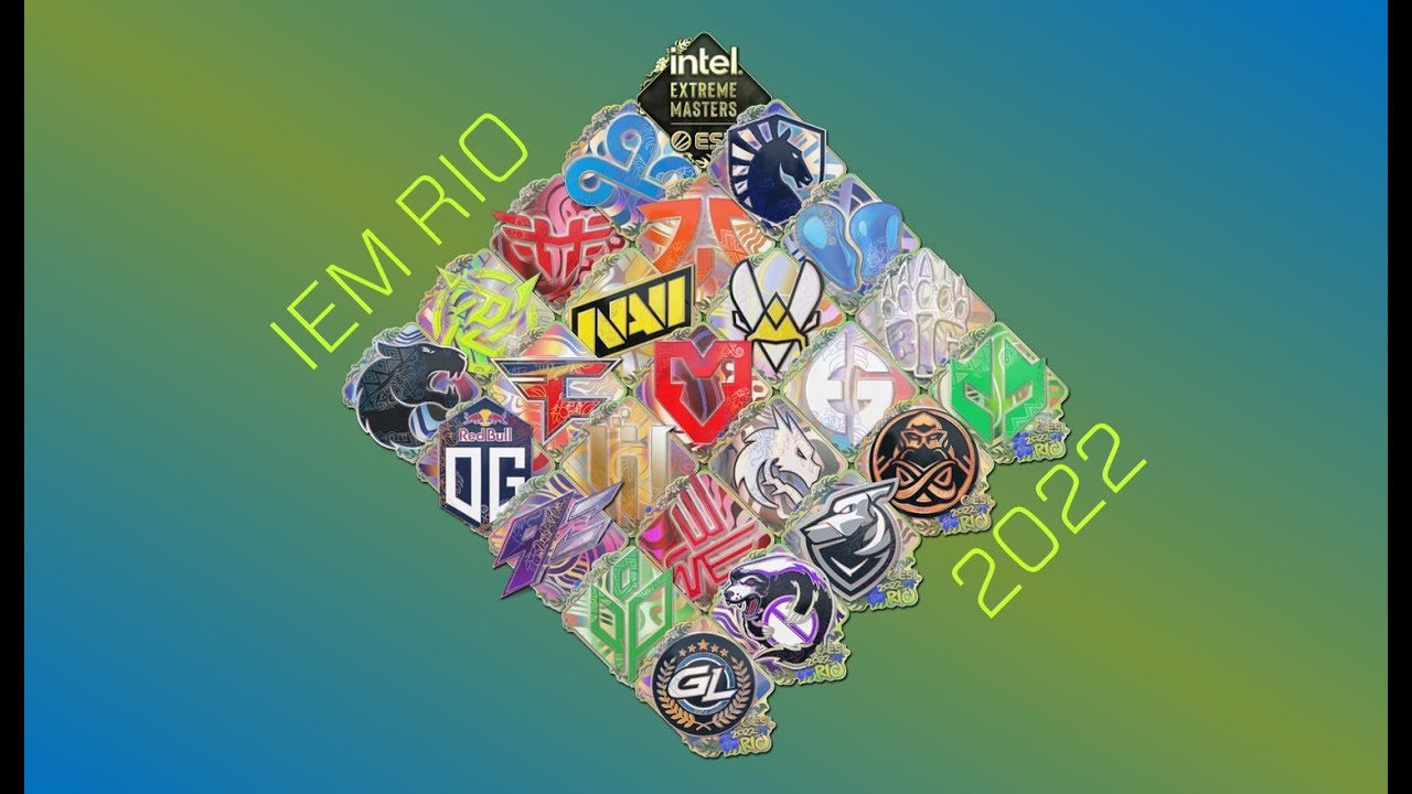CSGO || Stickers || GLITTER/HOLO || IEM RIO 2022 - YouTube