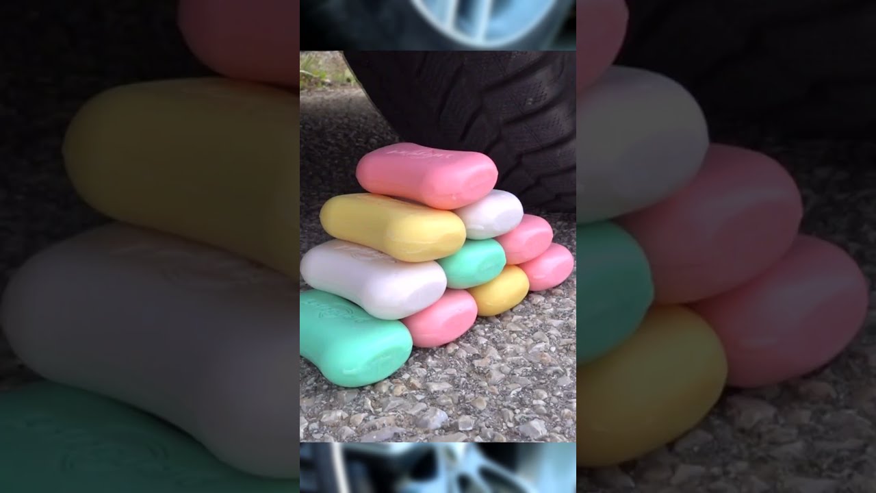 Crushing Crunchy Soft Things By Car Shorts Asmr