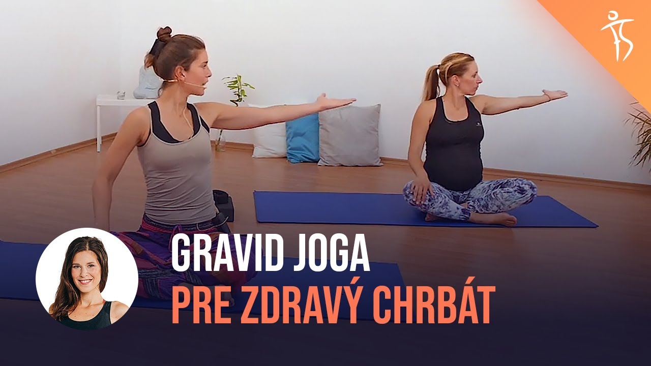 8. #cvicimdoma - Gravid yoga pre zdravý chrbát [GRAVID YOGA - cvičenie pre tehotné]