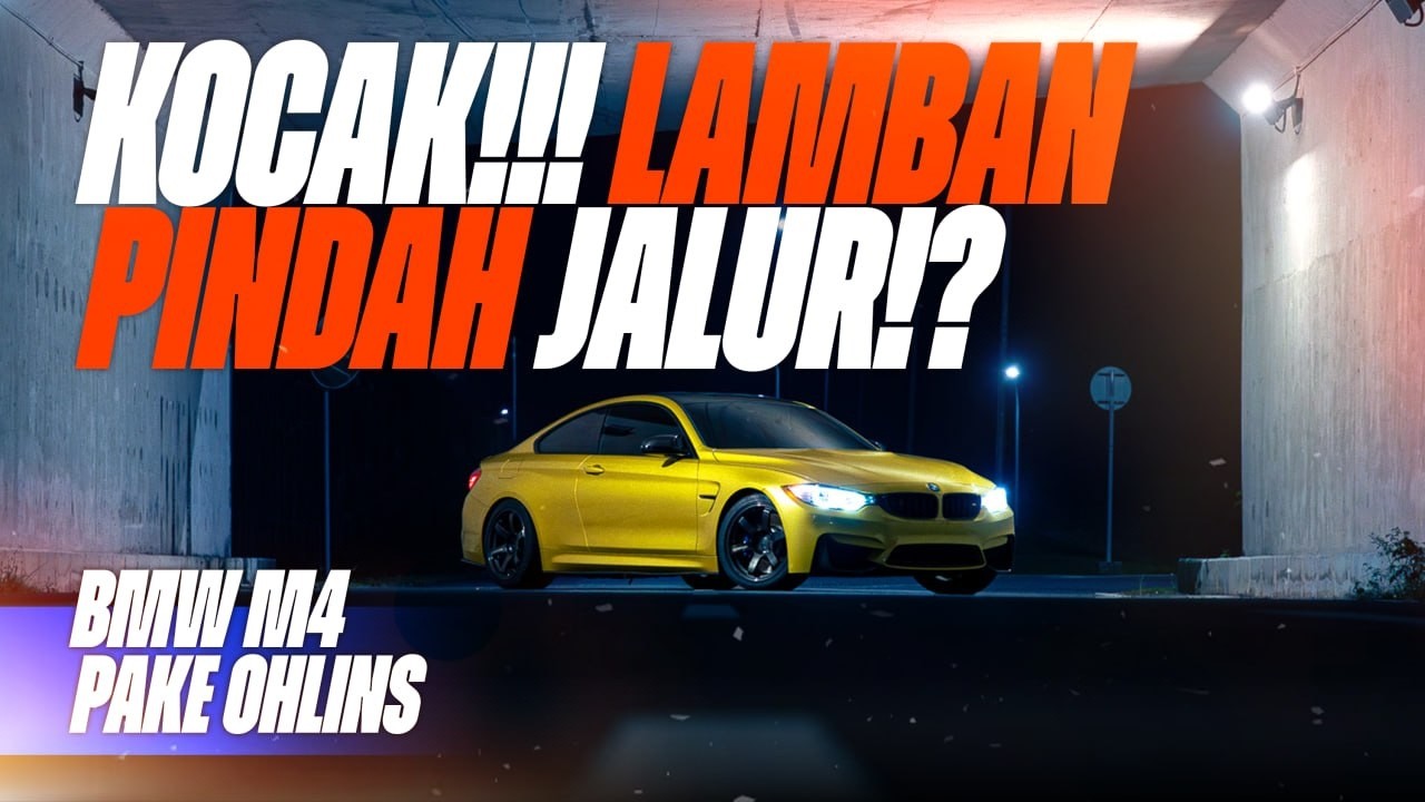 LAMBAN GARAGE KELUAR JALUR!? REVIEW MOBIL BMW M4 YANG GANTI SUSPENSI PAKAI OHLINS!!