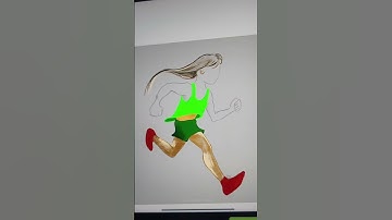 Flipaclip New running cycle 🏃‍♂️ animation tutorial #shorts