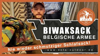 Biwaksack - Nie wieder schmutziger Schlafsack - belgische Armee - SOTA Outdoor Shop