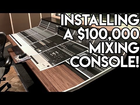 installing-a-$100000-mixing-console!