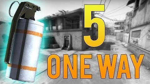 Top 5 ONE-WAY Smokes on DUST 2 ★ CS:GO