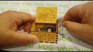 Caixinha De Musica A Manivela A Bela E A Fera