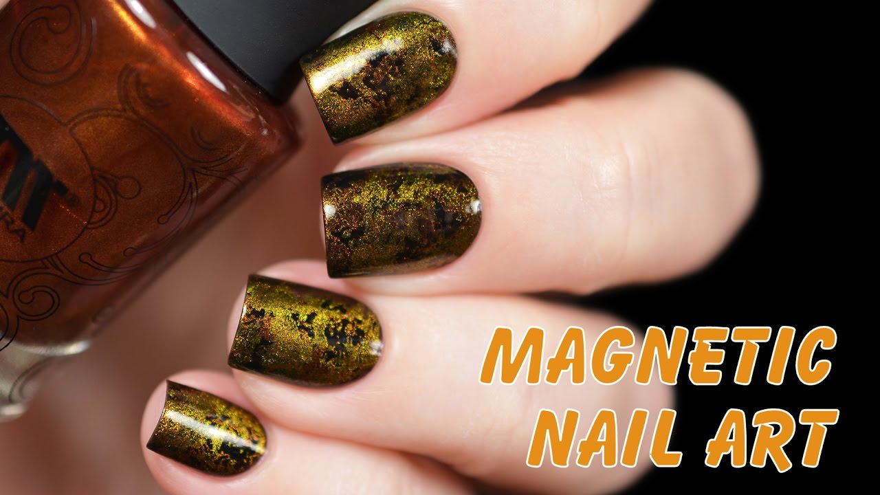 Nail Art Tutorial Дизайн ногтей с магнитными лаками YouTube