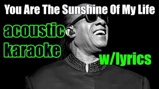 Miniatura de "You Are The Sunshine Of My Life (chill) - Stevie Wonder | (Acoustic Instrumental/Karaoke)"